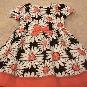 Gymboree Black and Pink Floral Dress